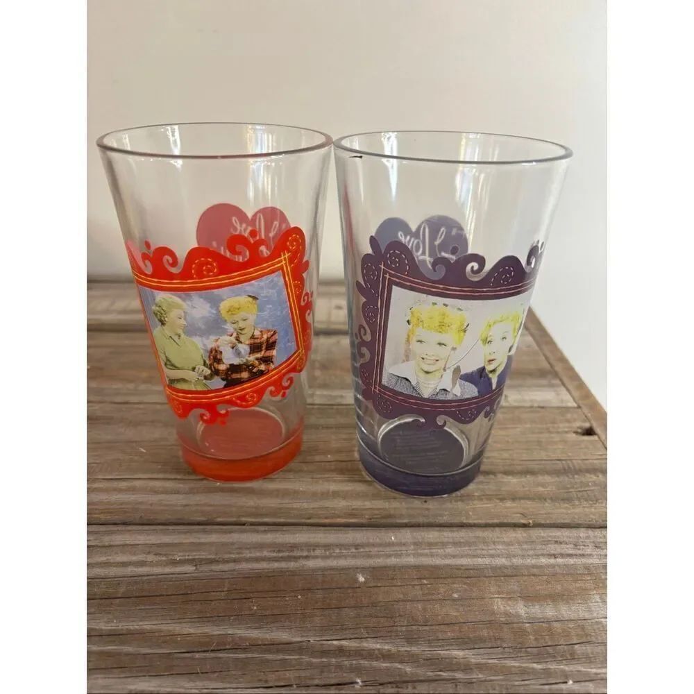 I Love Lucy Drinking Glasses